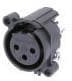 NC3FAV1-0, XLR Connectors 3 POLE FEMALE XLR