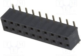 ZL266-20DG, Гнездо, штыревой, "мама", PIN 20, вертикальный, 2мм, SMT, 2x10 ZL266-20DG, Гнездо, штыревой, "мама", PIN 20, вертикальный, 2мм, SMT, 2x10