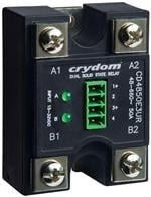 CD2450W3UH, Solid State Relays - Industrial Mount 4-32VDC 24-280VAC 50A 4pin Screw Term