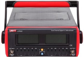 UT632, Вольтметр цифровой переменного тока, 2-х канальный (от 4мВ до 400В)