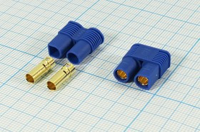 Гнездо силового питания EC3 на два контакта, 25А; №12906 гн пит EC\ 2C\\каб\\EC3-F\