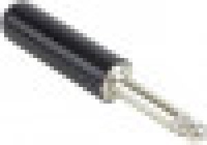 C240, Phone Connectors 2C CBL MNT PLG 1/4" Mono BLK PLST