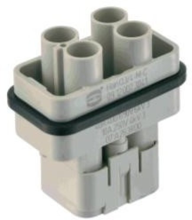 09140009930, Разъем: HAN, модуль, "папа", Han Modular D-Sub, прямой, 5А, 50В