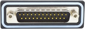 SDF-R25-113L461, Разъем D Sub, IP67, Standard, Штекер, NANOOK Series, 25 контакт(-ов), DB, Пайка