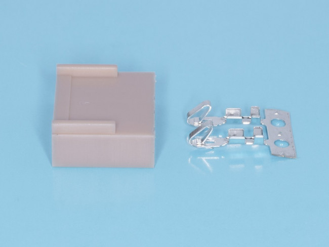 HU-6, Разъем питания 6 контактов, гнездо на кабель, шаг 2,54мм