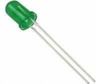 VAOL-5LDE2, Standard LEDs - Through Hole Green Diffused 570NM 50mcd