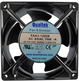 FAA1-12038NBKT31-A, AC AXIAL FAN, 120MM, 107CFM, 48.1DBA