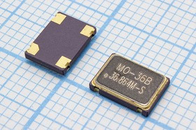 Кварцевый генератор 36.864МГц 3.3В,HCMOS/TTL в корпусе SMD 7x5мм, гк 36864 \\SMD07050C4\T/CM\ 3,3В\M