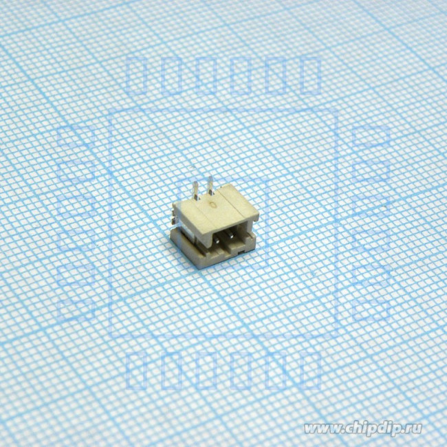 DS1066-04-2MSV6R, (PH 02M 2.0mm SMD), Разъем межблочного питания, вилка, 2 контакта, шаг 2.00мм, SMT DS1066-04-2MSV6R, (PH 02M 2.0mm SMD), Разъем межблочного питания, вилка, 2 контакта, шаг 2.00мм, SMT