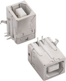 RND 205-00858, USB Connector, USB-B 2.0 Receptacle, Right Angle, 4 Poles