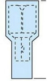 MNI14-250DFIX, Terminals 16-14 .250 FML DISC