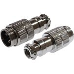 1-563-2, разъем MIC-16 2 контакта штекер металл на кабель