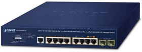 Коммутатор PLANET GS-4210-8HP2S IPv6/IPv4,2-Port 10/100/1000T 802.3bt 95W PoE + 6-Port 10/100/1000T 802.3at PoE + 2-Port 100/1000X SFP Manag Коммутатор PLANET GS-4210-8HP2S IPv6/IPv4,2-Port 10/100/1000T 802.3bt 95W PoE + 6-Port 10/100/1000T 802.3at PoE + 2-Port 100/1000X SFP Manag