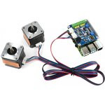 Stepper Motor HAT, Плата расширения (HAT) для Raspberry Pi, драйвер двумя шаговыми двигателями