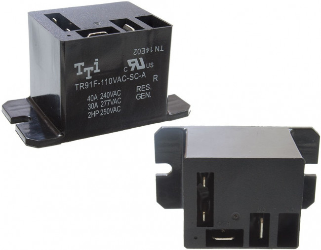 TR91-110VAC-SC-A, реле 110/20A 240VAC TR91-110VAC-SC-A, реле 110/20A 240VAC