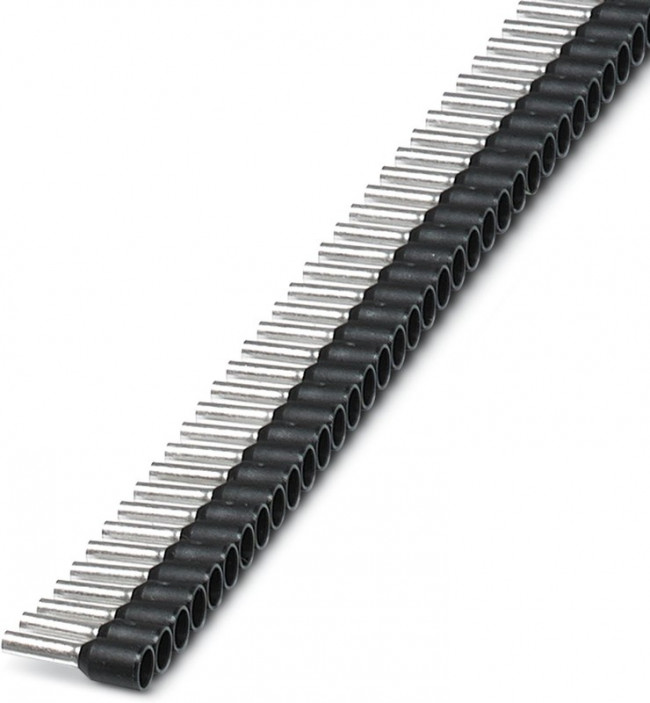 AI 1,5-8 BK S1, Наконечник на провод, Один Провод, 16 AWG, 1.5 мм², 8 мм, Черный, COMBICON AI 1,5-8 BK S1, Наконечник на провод, Один Провод, 16 AWG, 1.5 мм², 8 мм, Черный, COMBICON