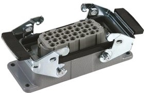 11.2662, Heavy Duty Power Connector Insert, 10A, Female, H-D Series, 40 Contacts