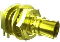 CJT-T-P-HH-ST-TH1, RF Connectors / Coaxial Connectors Circular RF Twinax Jack, Through-hole