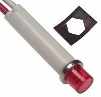 2191L1-24V, PANEL MOUNT INDICATOR, LED, 7.87MM, RED, 24V
