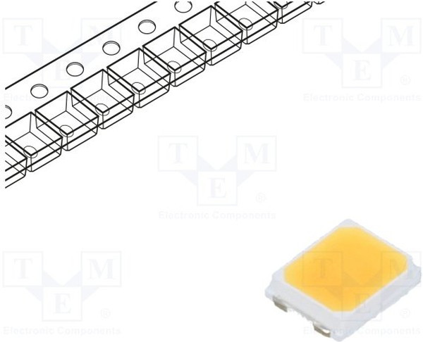 BXEN-30S-13H-9C-00-0-0, LED; SMD; 2835; white warm; 98lm; 3000K; 95; 116°; 100mA; 8.8?9.3V; 1W BXEN-30S-13H-9C-00-0-0, LED; SMD; 2835; white warm; 98lm; 3000K; 95; 116°; 100mA; 8.8?9.3V; 1W