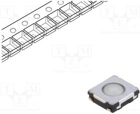 EVQQ2H01W, Микропереключатель TACT, SPST, Пол: 2, 0,02A/15ВDC, SMT, нет, 1Н