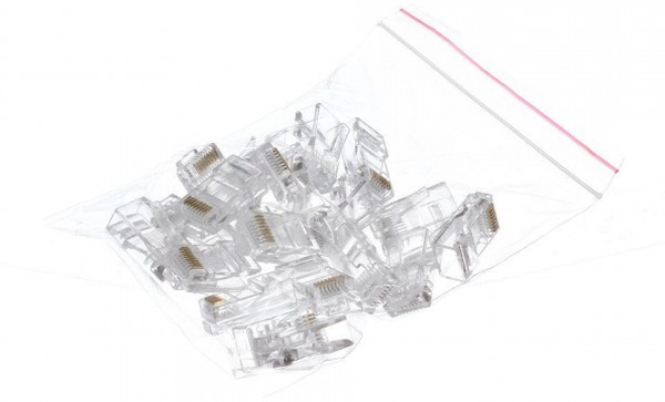 Коннекторы RJ-45 /8P8C/ для UTP кабеля 5 кат. / упаковка по 20 шт./ VNA2200-1/20 VNA2200-1/20 Коннекторы RJ-45 /8P8C/ для UTP кабеля 5 кат. / упаковка по 20 шт./ VNA2200-1/20 VNA2200-1/20