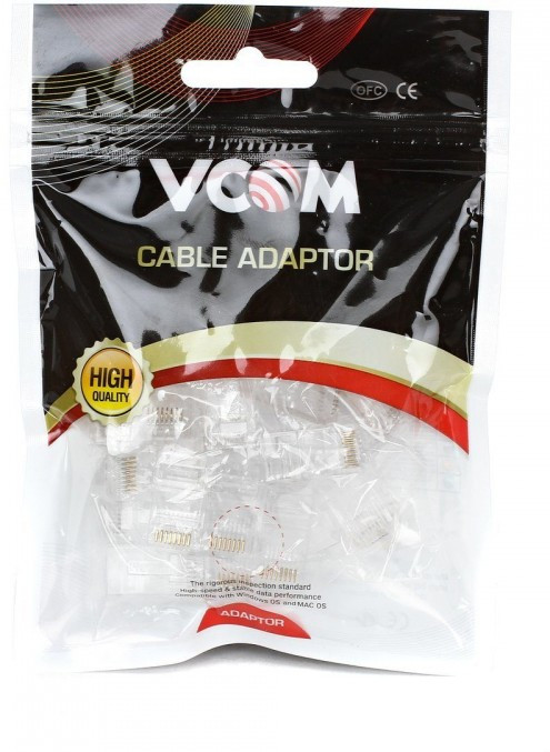 Коннекторы RJ-45 /8P8C/ для UTP кабеля 5 кат. / упаковка по 20 шт./ VNA2200-1/20 VNA2200-1/20 Коннекторы RJ-45 /8P8C/ для UTP кабеля 5 кат. / упаковка по 20 шт./ VNA2200-1/20 VNA2200-1/20