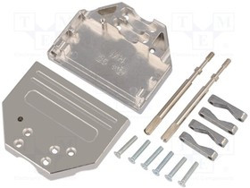 DTZI25-K, Корпус для разъемов D-Sub, D-Sub HD 44pin,D-sub 25pin, прямой