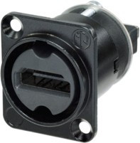 Neutrik NAHDMI-W-B проходной разъем HDMI,D-посадка,чёрный корпус