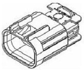 15326840, Automotive Connectors ASM CONN 8 M GT 150 MULTI SLD W/PPL LOCK PLR