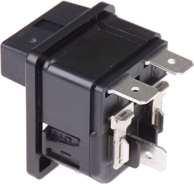 6220.5315, AC Power Entry Modules SNAP 2-POLE .250 QC Socket and fusedrawr