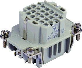 T2030242201-000, Разъем: HDC, "мама", HDD, PIN: 24, 24+PE, размер 3, без контактов