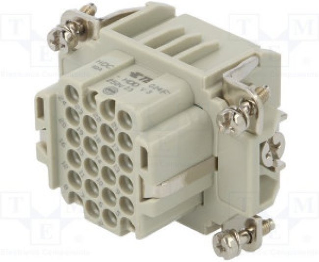 T2030242201-000, Разъем: HDC, "мама", HDD, PIN: 24, 24+PE, размер 3, без контактов T2030242201-000, Разъем: HDC, "мама", HDD, PIN: 24, 24+PE, размер 3, без контактов