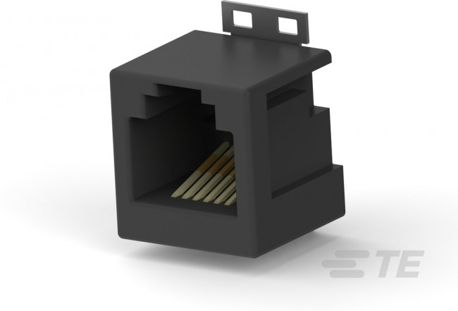 1-338086-6, Conn RJ-25 F 6 POS 1.27mm Solder ST SMD 6 Terminal 1 Port Cat 3 T/R