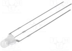 OSRYPA3132A, Светодиод, 3мм, двухцветный, красный/желтый, 1120-1560мкд, 30°