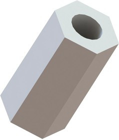 HS-4-6, Standoffs &amp; Spacers Spacer,Hex,4 ST Scr,Grey,3/4 in Lg, Spacer,Hex,4 ST Screw,Grey