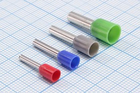 Наконечник кабельный 2,8x12, 3,2, S 4,0, обжимной, серый, LT040012; №9438 клемма нак/каб 2,8x12\3,2\S 4,0\обж\сер\LT040012\