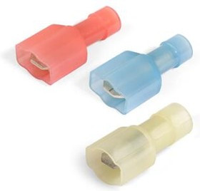 084-13-035, Разъем плоский РПИ-П(H) 6.0-(6.35) желтый (уп./20 шт) HLT