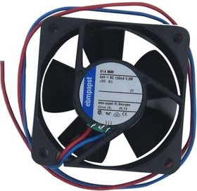 614NHH-RS0, 600 N Series Axial Fan, 24 V dc, DC Operation, 56m³/h, 2.9W, IP20, 60 x 60 x 25mm