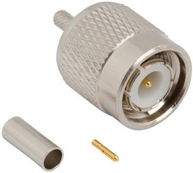 122118, RF Connectors / Coaxial Connectors ST CRMP PLG 50 OHM RG174 DL