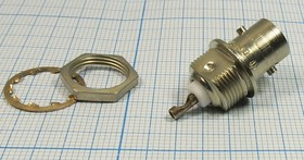 Высокочастотное гнездо СР50-73ФВ; №8 СР50- 73ФВ\пан гайка\B9,5\[розетка приборная]