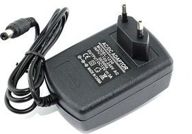 Блок питания (сетевой адаптер) 12V 3A 36W 5.5x2.1 мм черный, в розетку