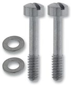 3342-2-BULK, Connector Accessories Jack Screw Kit Straight Steel Zinc Over Clear Chromate Box