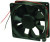 08015SS-24N-AL-00, AXIAL FAN, 80MM, 24VDC, 33.9CFM, 34DB