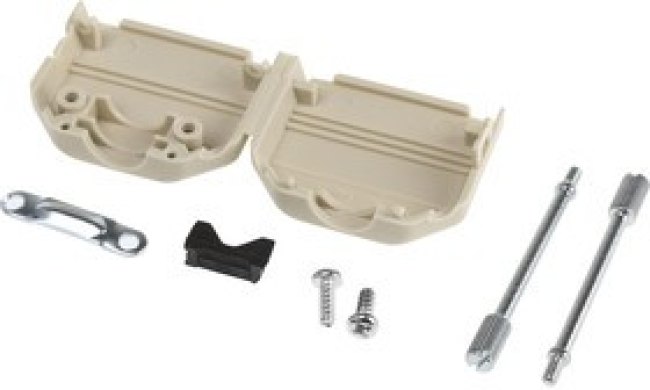 MHDPPK15-I-K, MHDPPK-SLIM Series Polyamide D Sub Backshell, 15 Way, Strain Relief MHDPPK15-I-K, MHDPPK-SLIM Series Polyamide D Sub Backshell, 15 Way, Strain Relief