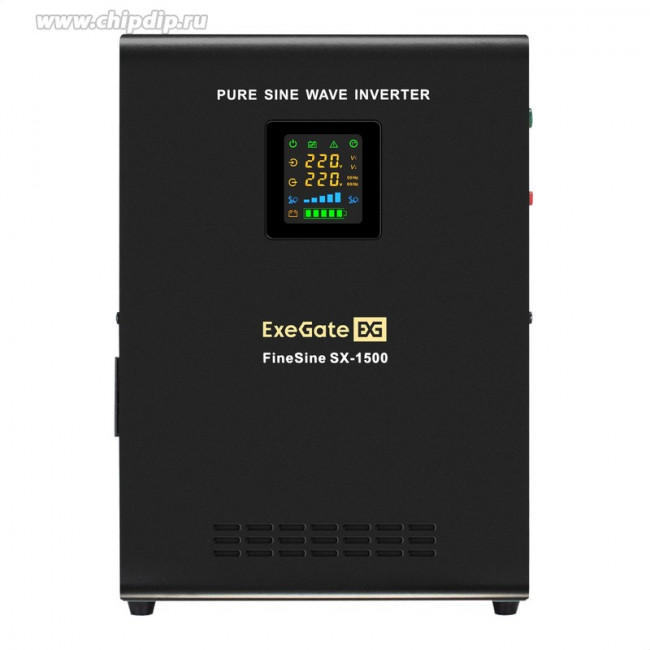 EX296571RUS, Комплект ИБП EX295998RUS + батарея 65Aч EX282980RUS 2шт (инвертор, синус, для котла, настенный) ExeGate FineSine SX-1500.LCD.AV EX296571RUS, Комплект ИБП EX295998RUS + батарея 65Aч EX282980RUS 2шт (инвертор, синус, для котла, настенный) ExeGate FineSine SX-1500.LCD.AV