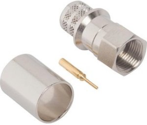 222195, RF Connectors / Coaxial Connectors F PLUG RG11 14 AWG