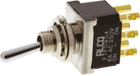 FTR0904, Toggle Switches DPDT (ON)-OFF-(ON) 6A PNL TOGGLE