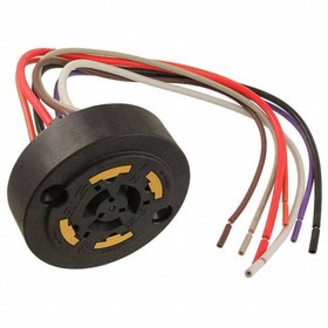 2213362-4, Lighting Connectors Dimming Photocell Recpt Assy 3/4 105 C