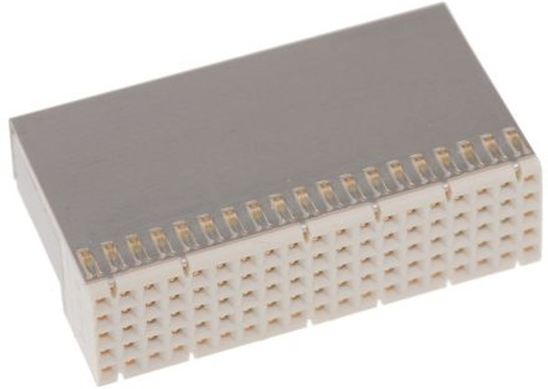 354146 / 5352171-1, ERmet 2mm Pitch Hard Metric Backplane Connector, Female, Right Angle, 5 Row, 95 Way 354146 / 5352171-1, ERmet 2mm Pitch Hard Metric Backplane Connector, Female, Right Angle, 5 Row, 95 Way